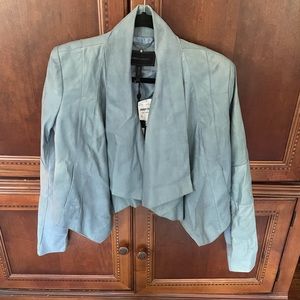 COPY - Baby Blue BCBG leather/suede jacket brand new